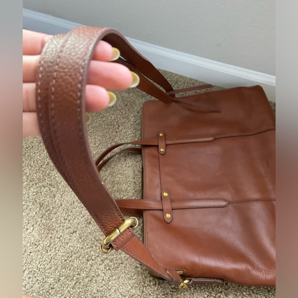 Brown leather Fossil bag - Picture 4 of 10